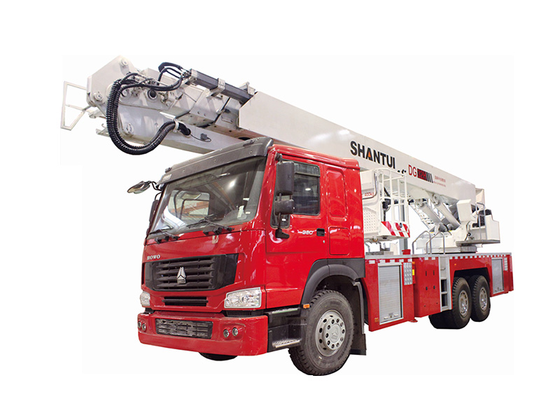 aerial ladder fire truck
